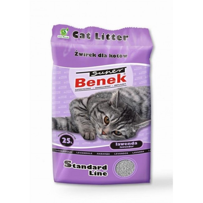 Certech Super Benek Standard Lavender - Cat Litter Clumping 25 l (20 kg) Certech Super Benek Standard Lavender - Cat Litter Clumping 25 l (20 kg)
