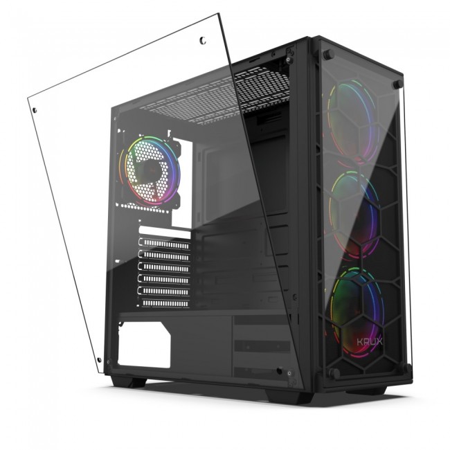 Krux LEDA ATX Tower Black Krux LEDA ATX Tower Black