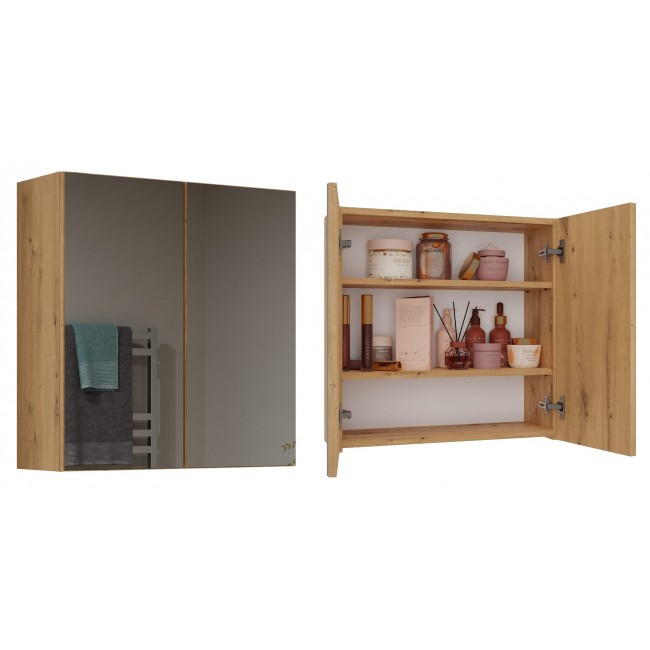 Topeshop POLA 2DL ARTISAN bathroom storage cabinet Oak Topeshop POLA 2DL ARTISAN bathroom storage cabinet Oak