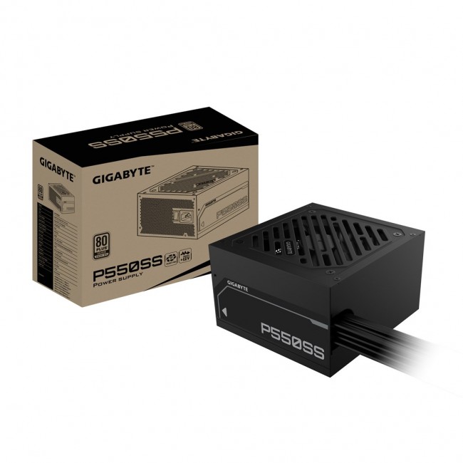 GIGABYTE P550SS power supply unit 550 W 20+4 pin ATX ATX Black GIGABYTE P550SS power supply unit 550 W 20+4 pin ATX ATX Black