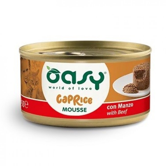 OASY Caprice Mousse Beef - wet cat food - 85g