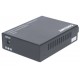 Intellinet Gigabit Ethernet Single Mode Media Converter, 10/100/1000Base-T to 1000Base-Lx (SC) Single-Mode, 20km (Euro 2-pin plug)