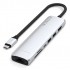 Satechi USB-C 7-in-1 Slim Multi Port Adapter Silve