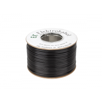 Kabel g o nikowy SMYp 2 x 0,22mm czarny 300m