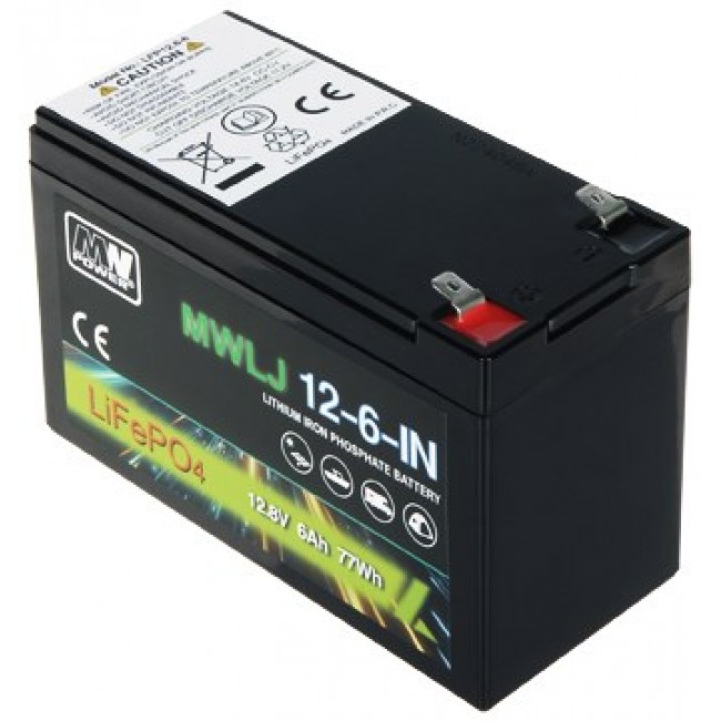 Battery 12.8V/6Ah LiFePO4 MWLJ MW