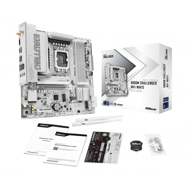 B860M CHALLENGER WIFI WHITE motherboard B860M CHALLENGER WIFI WHITE motherboard