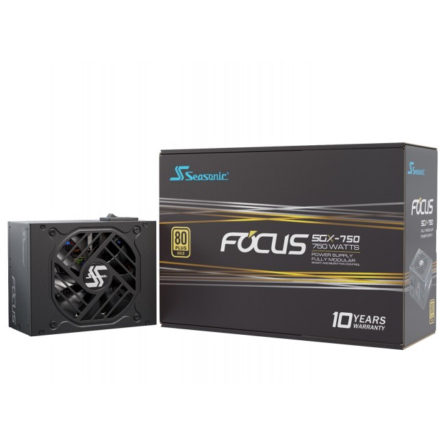 Seasonic FOCUS SGX-750 (2021) power supply unit 750 W 20+4 pin ATX SFX Black Seasonic FOCUS SGX-750 (2021) power supply unit 750 W 20+4 pin ATX SFX Black