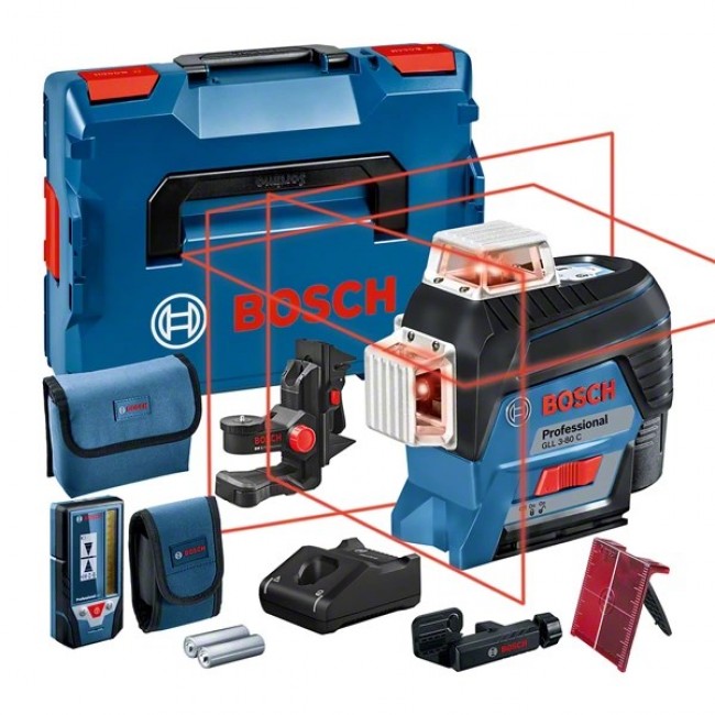 Bosch GLL 3-80 C Professional Line level 30 m 630 - 650 nm ( 10 mW)