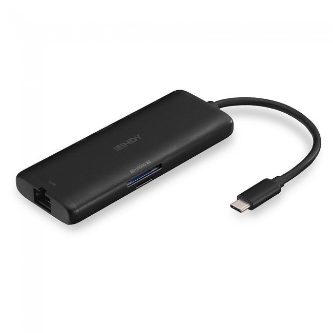 Lindy DST-Mini USB-C Laptop Mini Docking Station with 4K Support and 100W Pass-Through Charging Lindy DST-Mini USB-C Laptop Mini Docking Station with 4K Support and 100W Pass-Through Charging