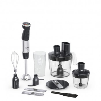 Tefal Quickchef+ HB67G830 blender 0.8 L Immersion blender 1000 W Black, Stainless steel