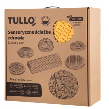 TULLO Fizjo sensory path, pastel, 11 pcs