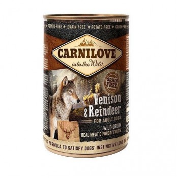 CARNILOVE Wild Wet Venison & Reindeer - wet dog food - 400g