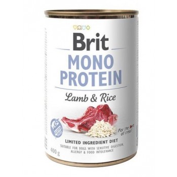 BRIT Mono Protein Lamb & Rice - wet dog food - 400g