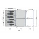 Outwell Iowa 6 Air 6 person(s) Grey Tunnel tent