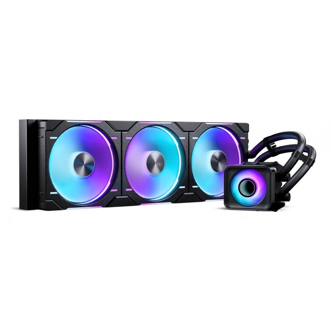 Phanteks Glacier One 420 D30 X2 Processor All-in-one liquid cooler 14 cm Black 2 pc(s)