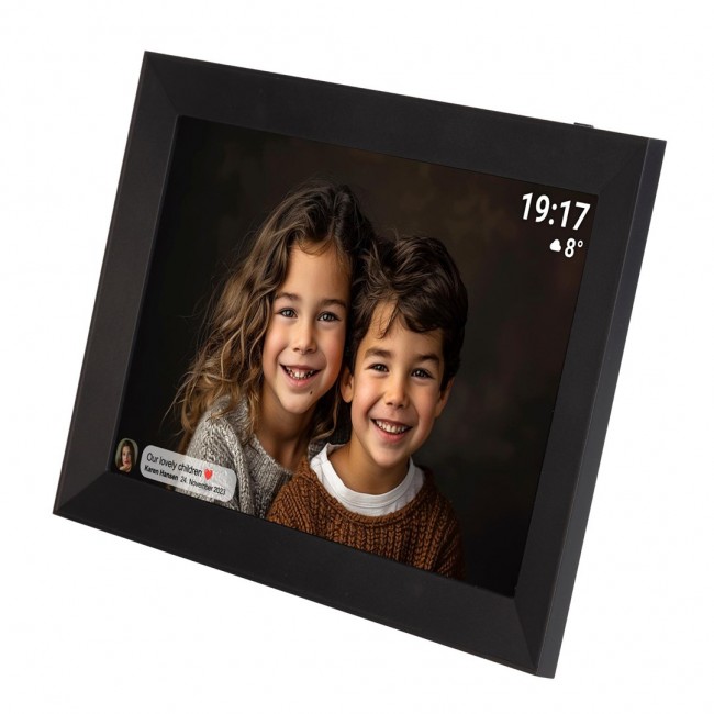 Denver PFF-1012 digital photo frame Black 25.6 cm (10.1
