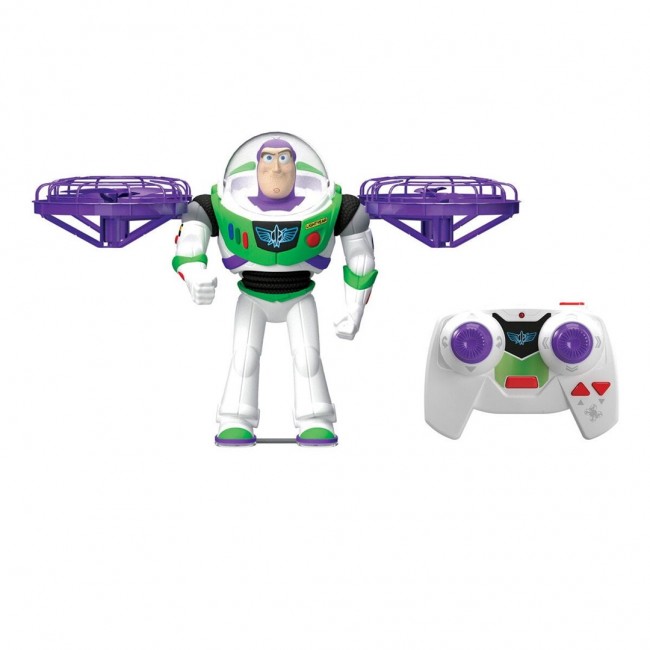 Toy Story Disney and Pixar 5 Flying RC Hi-Tech Edition Buzz Lightyear Action Figure Remote Controlled