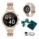 Women's smartwatch Manta Diamond Lusso gold + YES bracelet