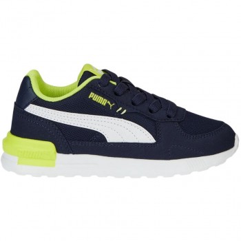 Puma Graviton AC PS Kids' Shoes Navy Blue-Green 381988 14 31