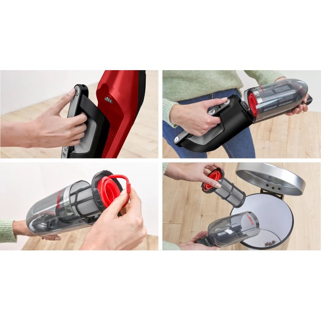 Bosch Serie 4 BBH3ZOO28 stick vacuum/electric broom Battery Dry Bagless 0.4 L Red 2.15 Ah