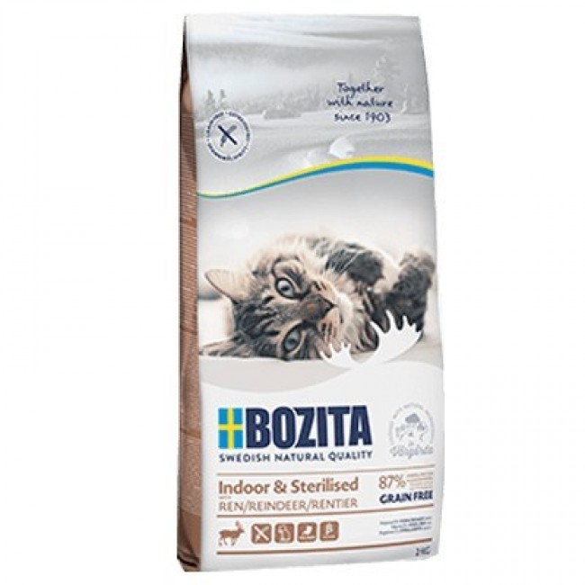Bozita Indoor&Sterilised Grain free Reindeer 10kg Bozita Indoor&Sterilised Grain free Reindeer 10kg