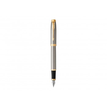 Parker IM fountain pen Cartridge filling system Brushed steel 1 pc(s)