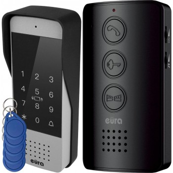 Door entry system EURA ADP-34A3 black