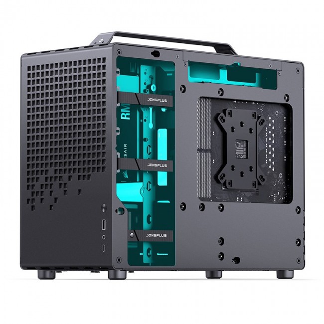 Jonsplus MATX Handle Case Z20 - black Jonsplus MATX Handle Case Z20 - black