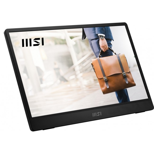 MSI PRO MP161 E2U portable TV/monitor Portable monitor Black 39.6 cm (15.6 MSI PRO MP161 E2U portable TV/monitor Portable monitor Black 39.6 cm (15.6