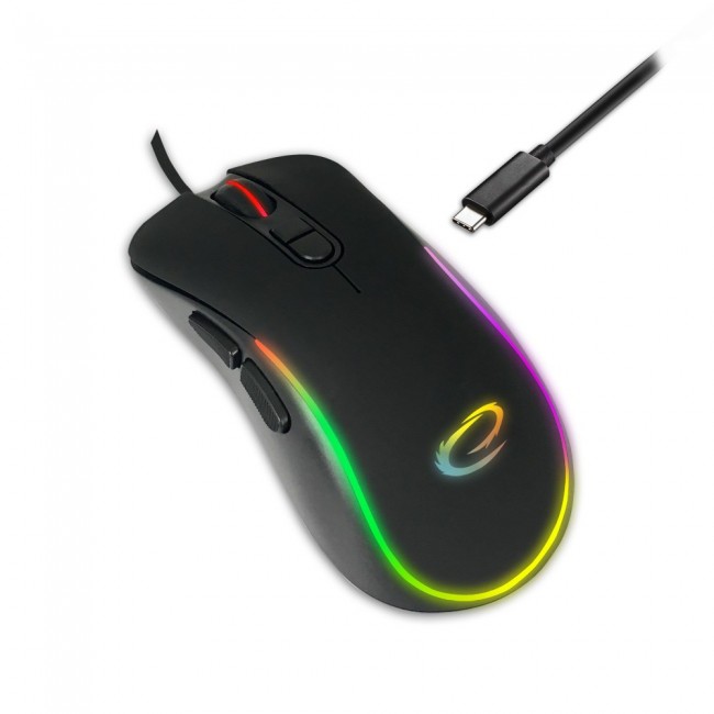 Esperanza EGM303 mouse Right-hand USB Type-C Optical 2400 DPI Esperanza EGM303 mouse Right-hand USB Type-C Optical 2400 DPI