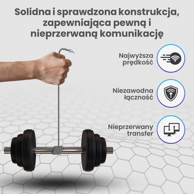 Extralink CAT5E FTP (F/UTP) Internal | Twisted-pair network cable | 305M Extralink CAT5E FTP (F/UTP) Internal | Twisted-pair network cable | 305M