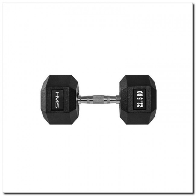 HMS Fitness HEX PRO 22.5 Fixed-weight dumbbell 22.5 kg 1 pc(s)