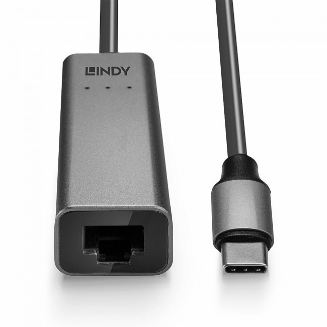 Lindy USB 3.2 Type C to 2.5G Ethernet Converter Lindy USB 3.2 Type C to 2.5G Ethernet Converter