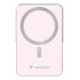 Verbatim Charge 'n' Go Magnetic Wireless Power Bank with stand - 10000 mAh Pink