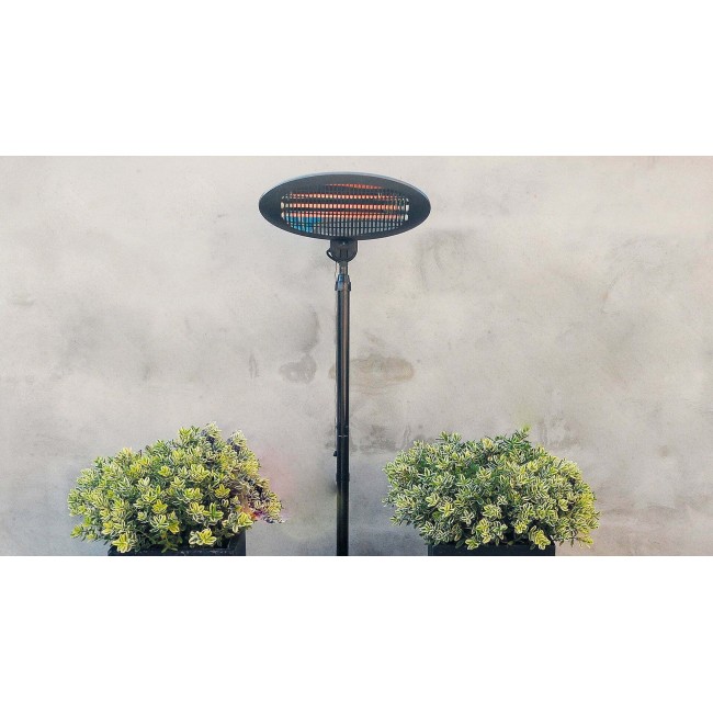 Sunred SMQ2000A electric space heater Indoor & outdoor Black 2000 W Quartz electric space heater
