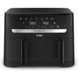 TEFAL Dual Easy Fry Essential Airfryer EY901N, Power 2700 W, Capacity 8.3 L, Black
