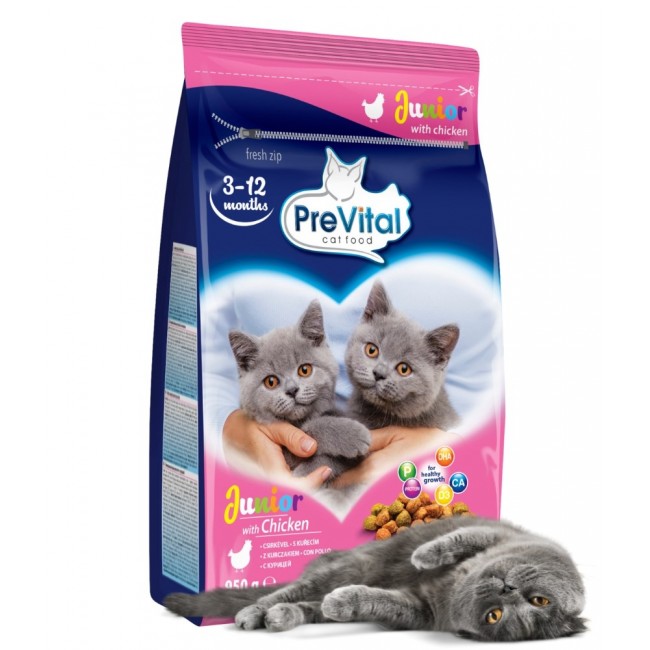 PREVITAL Junior Chicken - dry cat food - 950g PREVITAL Junior Chicken - dry cat food - 950g