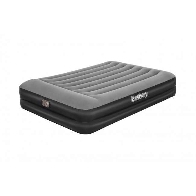Bestway Tritech Air Mattress Queen with Built-in AC Pump and Antimicrobial Coating 2.03 m x 1.52 m x 46 cm Bestway Tritech Air Mattress Queen with Built-in AC Pump and Antimicrobial Coating 2.03 m x 1.52 m x 46 cm