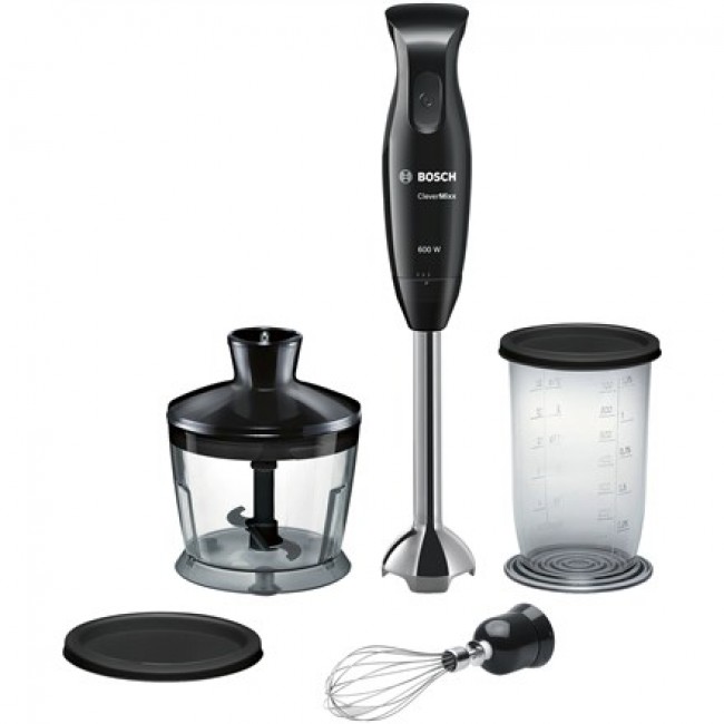 Bosch | CleverMixx MSM2650B | Blender | Hand Blender | 600 W | Number of speeds 12 | Chopper | Black Bosch | CleverMixx MSM2650B | Blender | Hand Blender | 600 W | Number of speeds 12 | Chopper | Black