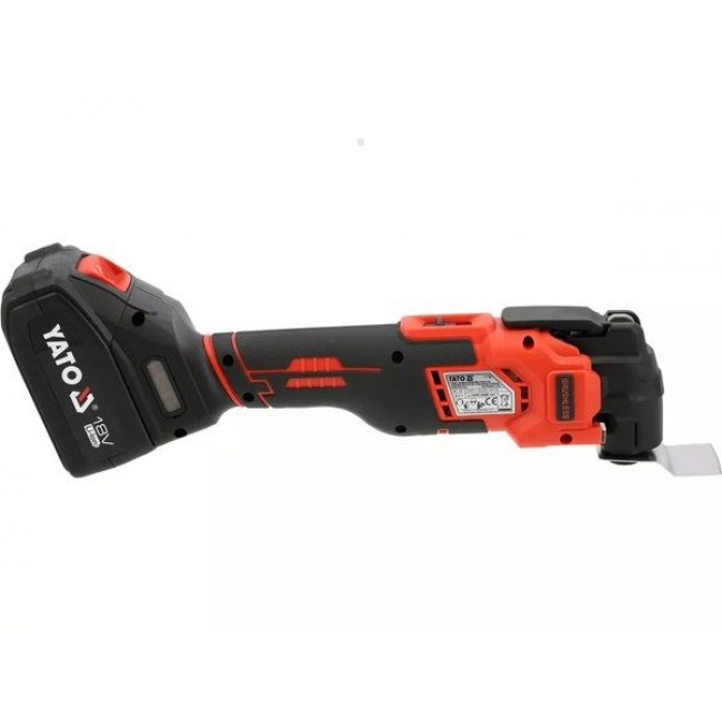 YATO 18 V Cordless Oscillating Multi-Tool YT-82226, with Battery and Charger YATO 18 V Cordless Oscillating Multi-Tool YT-82226, with Battery and Charger