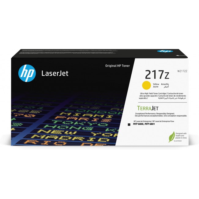 HP 217Z Ylw Original LaserJet Toner Crtg HP 217Z Ylw Original LaserJet Toner Crtg