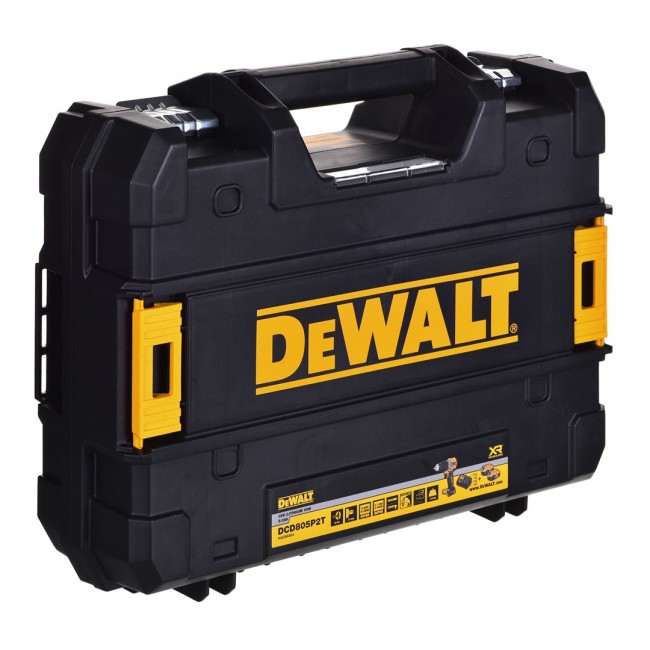 DRILL/DRIVER DEWALT DCD805P2T 18V 2X5,0AH BL TSTAK DRILL/DRIVER DEWALT DCD805P2T 18V 2X5,0AH BL TSTAK