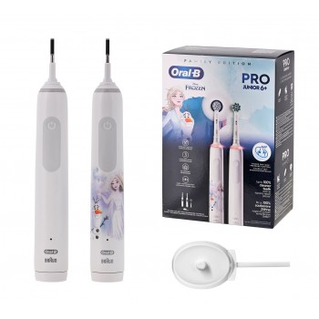 Oral-B Pro 3 3000 White + Oral-B Junior Frozen 6+ Set of rotating toothbrushes