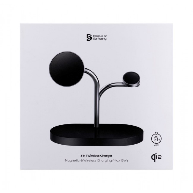 Samsung GP-PWU024WIABW mobile device charger Headset, Smartphone, Smartwatch Black, Silver USB Wireless charging Indoor Samsung GP-PWU024WIABW mobile device charger Headset, Smartphone, Smartwatch Black, Silver USB Wireless charging Indoor