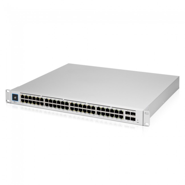 Ubiquiti UniFi USW-PRO-48 network switch Managed L2/L3 Gigabit Ethernet (10/100/1000) 1U Silver Ubiquiti UniFi USW-PRO-48 network switch Managed L2/L3 Gigabit Ethernet (10/100/1000) 1U Silver