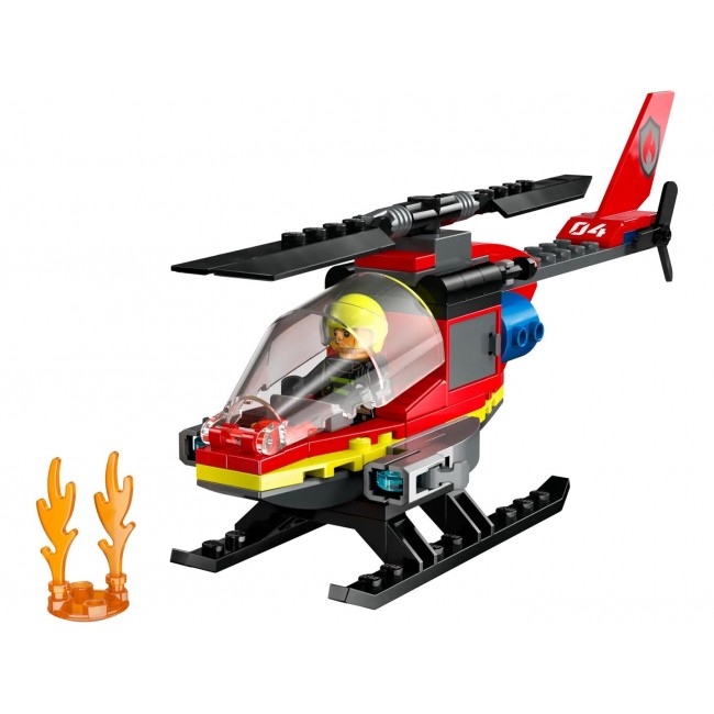 LEGO CITY 60411 FIRE RESCUE HELICOPTER