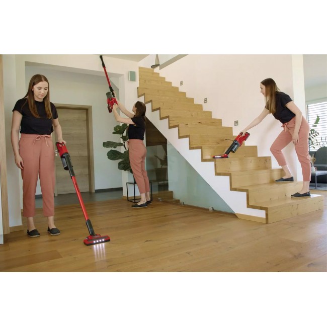Einhell TE-SV 18 Li-Solo 2-in-1 stick vacuum Battery Dry Bagless Black, Red