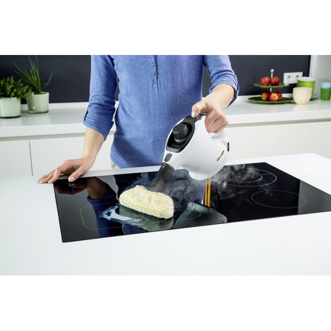 K rcher SC 1 EasyFix Portable steam cleaner 1200 W Black, White