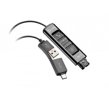 POLY DA85 USB to QD Black Adapter TAA