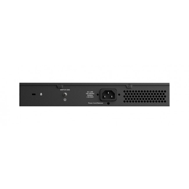 D-Link DGS-1010MP/E network switch Unmanaged L2 Gigabit Ethernet (10/100/1000) Power over Ethernet (PoE) 1U Black